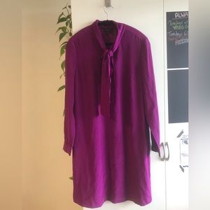 Ted Baker Purple SILK dress, Large